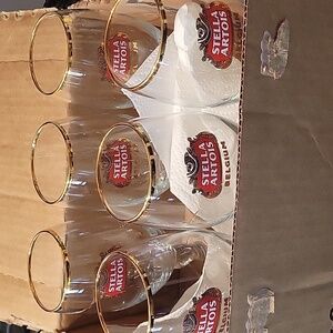 Stella Artois 6 Original Glass Chalice, 33cl.